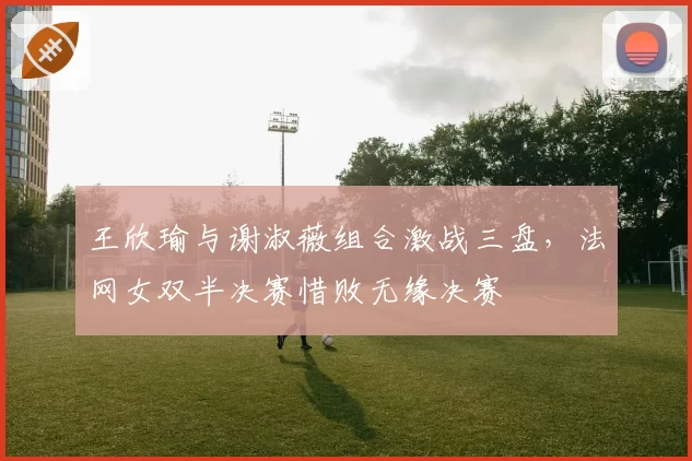 王欣瑜与谢淑薇组合激战三盘，法网女双半决赛惜败无缘决赛